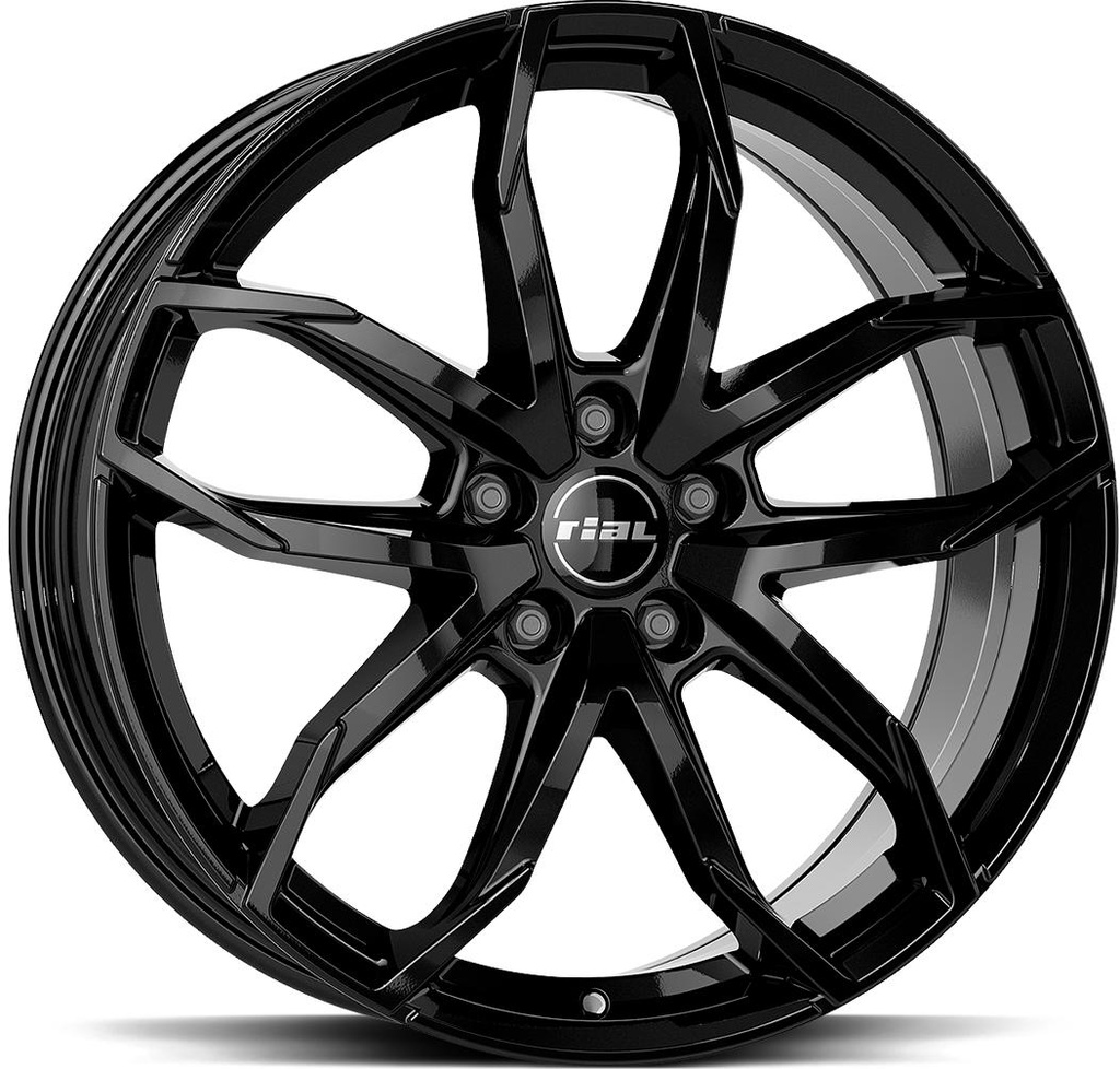RIAL LUCCA DIAM BLACK 7.5x17 5/108 ET45 CB70.1