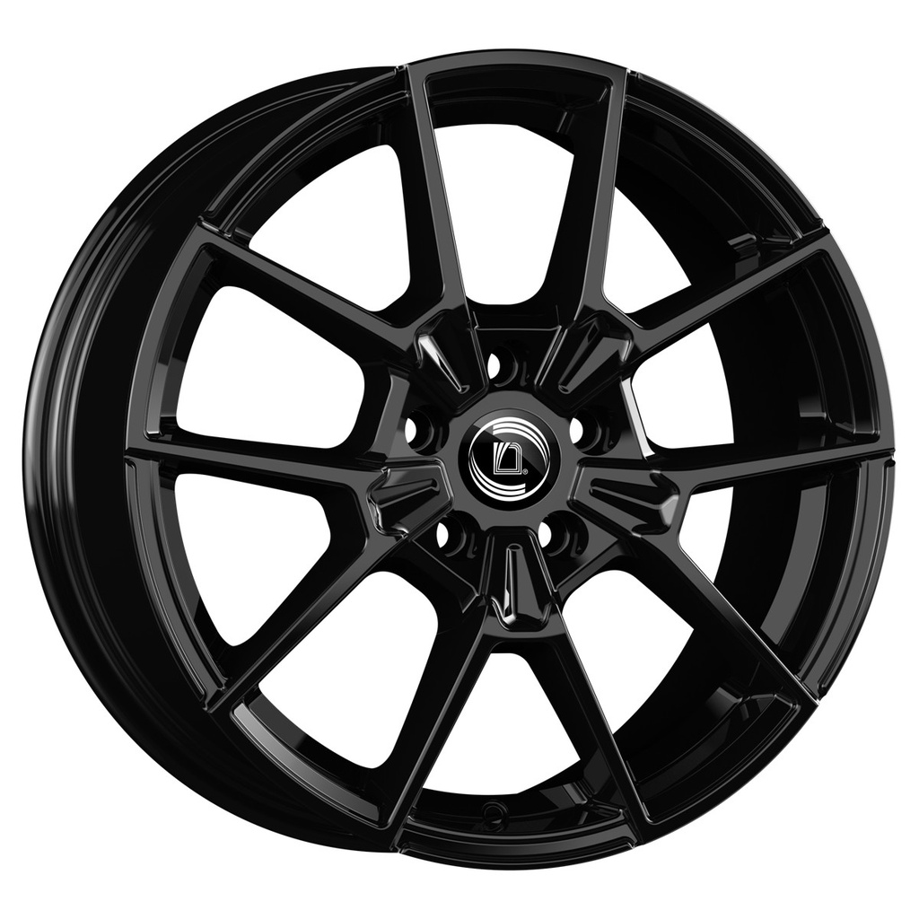 DIEWE NEVE GLOSSY BLACK 8x18 5/108 ET52 CB63.4