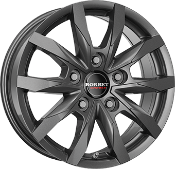 BORBET CW5 MIST ANTRACITE GLOSS 6.5x16 5/120 ET60 CB65.1