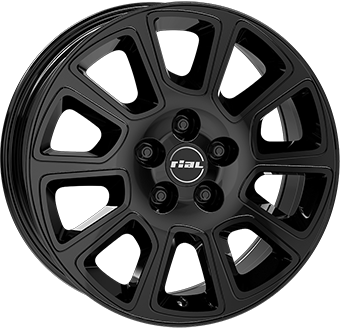 RIAL TRANSPORTER 2 DIAM BLACK 6.5x16 6/130 ET54 CB84.1