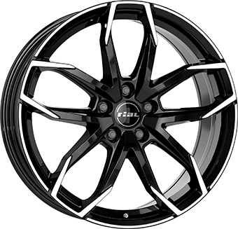 RIAL LUCCA DIAM BLACK POL 8x18 5/110 ET33 CB65.1