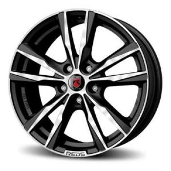 REDS K2 HD MATT BLACK POLISHED 7,5X1 7.5x17 5/17 ET35 CB79.5