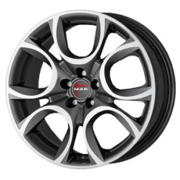 MAK TORINO W GUN MET-MIRROR FACE 6,5X 6.5x16 5/16 ET32 CB65.1