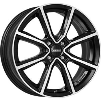 DEZENT TN DARK BLACK/POLISHED 6.5x17 5/17 ET32 CB65.1