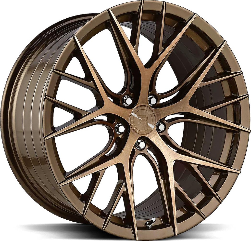 R-SERIES R16 BRUSH DUAL BRONZE 8.5x19 5/112 ET45 CB66.6