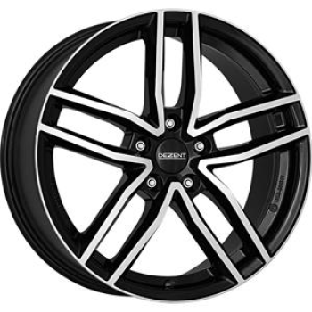 DEZENT TR DARK BLACK/POLISHED  5X 7x17 7/17 ET35 CB57.1