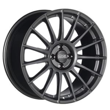 OZ RACING SUPERTURISMO LM MATT GRAPHITE SILVER LETTERING  5X1 7.5x17 5/17 ET50 CB75