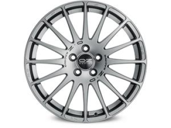 OZ RACING SUPERTURISMO GT GRIGIO CORSA BLACK LETTERING  5X1 7.5x17 5/17 ET50 CB75