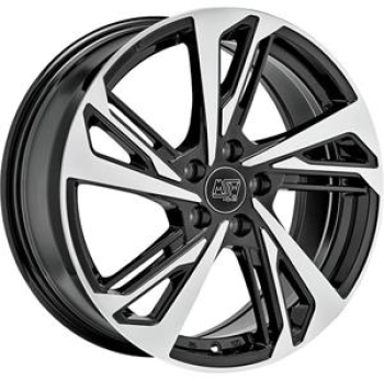 MSW 60 GLOSS BLACK FULL POLISHED 7,5X 7.5x17 5/17 ET46 CB57.1
