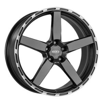 DOTZ MARINABAY DARK GUNMETAL/POLISHED LIP 8,5X1 8.5x19 5/19 ET25 CB70.1