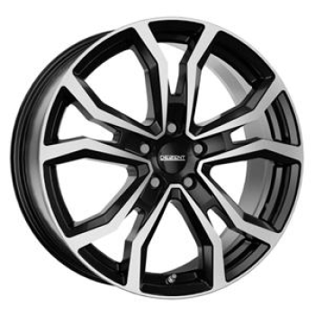 DEZENT TV DARK BLACK/POLISHED 8.5x20 5/20 ET28 CB66.6