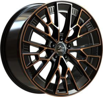 FONDMETAL 1972 BLACK CLEARCOAT MATT BRONZE MACHINED  5X112 9x21 9/21 ET38 CB66.6