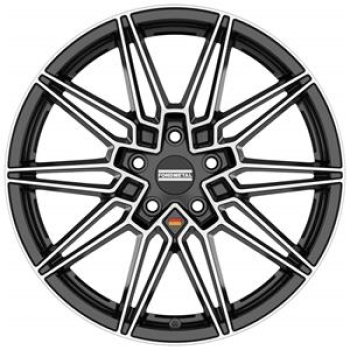 FONDMETAL THOE GLOSSY BLACK MACHINED  5X120 8x19 8/19 ET29 CB72.6