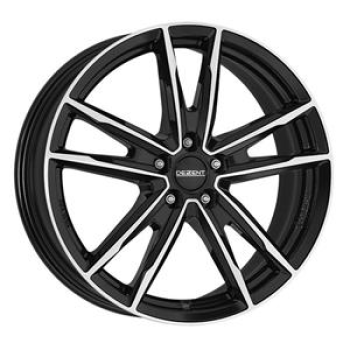 DEZENT KF DARK BLACK/POLISHED 6.5x17 5/17 ET45 CB60.1