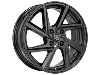 MSW 80-4 GLOSS BLACK 7x17 7/17 ET20 CB65.1