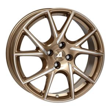 ALUTEC ADX.01 METALLIC-BRONZE FRONTPOLISHED  4X 7x17 7/17 ET18 CB65.1