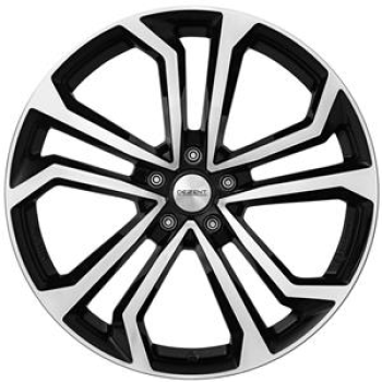 DEZENT TA DARK BLACK/POLISHED 7.5x17 5/17 ET45 CB71.6