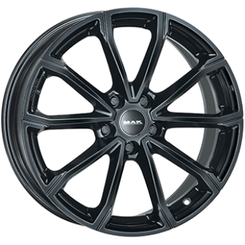 MAK DAVINCI4 GLOSS BLACK 5x17 5/17 ET40 CB54.1