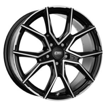 CMS C33 DIAMOND BLACK GLOSS 8x18 8/18 ET48 CB63.4