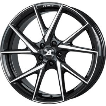 ALUTEC ADX.01 DIAMOND-BLACK FRONTPOLISHED 7.5x18 5/18 ET45 CB63.3