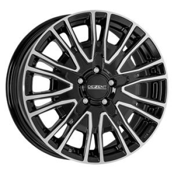 DEZENT KE DARK BLACK/POLISHED 6.5x16 5/16 ET48 CB66.1