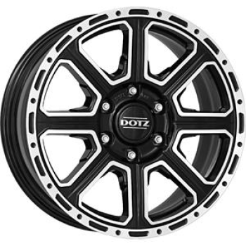 DOTZ KALAHARI DARK BLACK/POLISHED 8x18 8/18 ET35 CB67.1