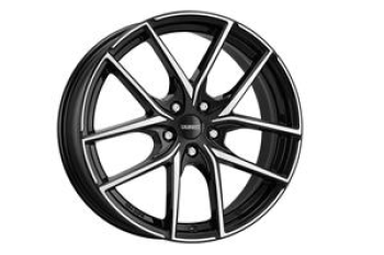 DEZENT TO DARK BLACK/POLISHED  5X 7x17 7/17 ET47 CB63.4