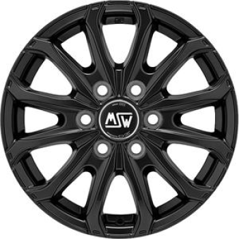 MSW 48 VAN 6 HOLES MATT BLACK 6,5X 6.5x16 5/16 ET50 CB74.5