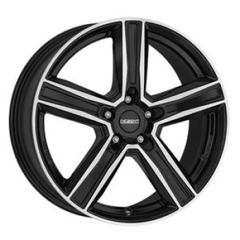 DEZENT KG DARK BLACK/POLISHED 7.5x18 5/18 ET40 CB64.1