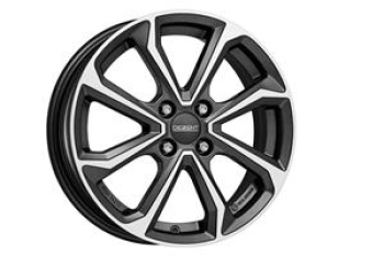 DEZENT KT DARK GUNMETAL/POLISHED  4X 6x16 6/16 ET50 CB54.1