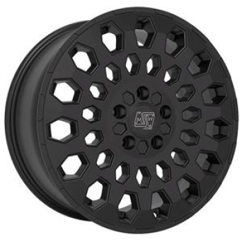 MSW 99 VAN MATT BLACK 7x17 7/17 ET55 CB84.1
