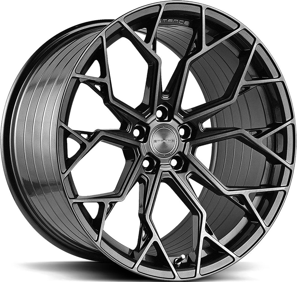 STANCE SF10 BRUSH DUAL GUNMETAL 8.5x19 5/112 ET45 CB66.6