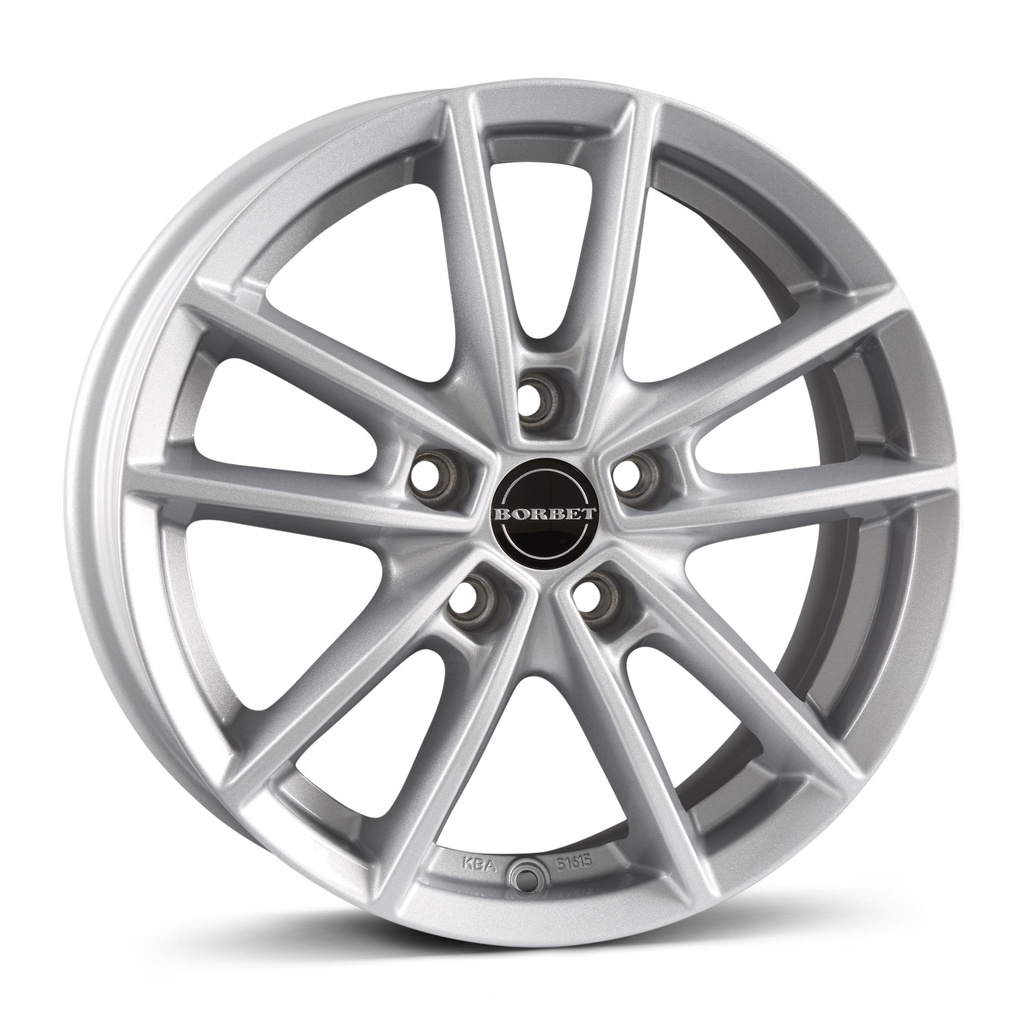BORBET W CRYSTAL SILV 6.5x16 5/108 ET40 CB72.5
