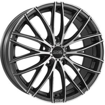 OZ RACING ITALIA 150 MATT DARK GRAPHITE DIAMOND CUT  5X112 8x17 8/17 ET48 CB75