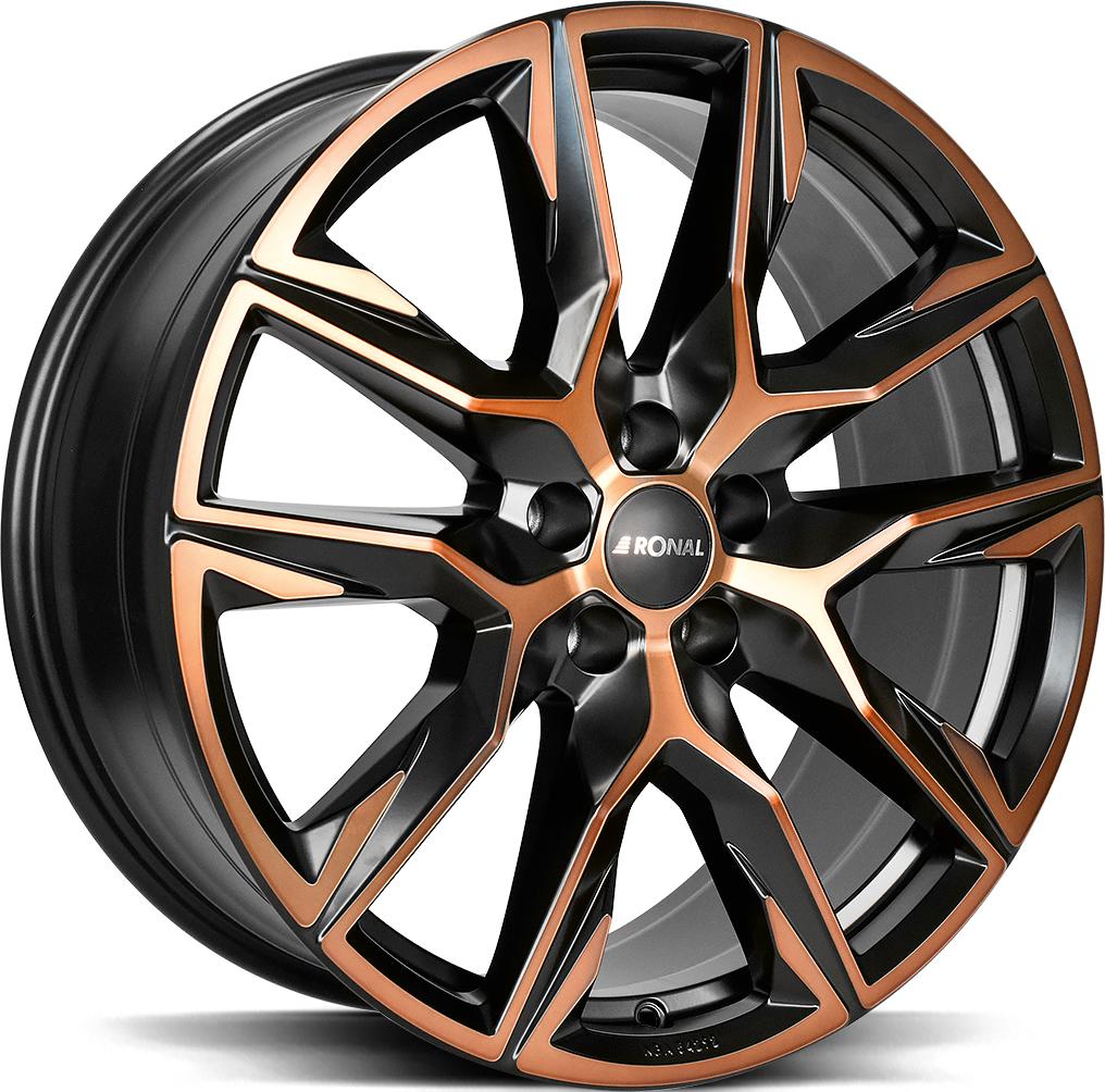 RONAL R71 JET BLACK COPPER MATT FRONT CU 8.5x20 5/112 ET30 CB66.5