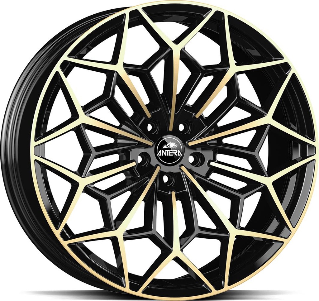 GMP A105 PIANO BLACK CHAMPAGNE 9.5x22 5/112 ET45 CB66.6