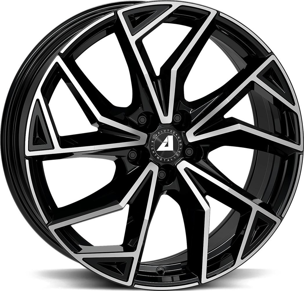 ALUTEC ADX.02 DIAM BLACK POL 7x17 5/100 ET38 CB57.1