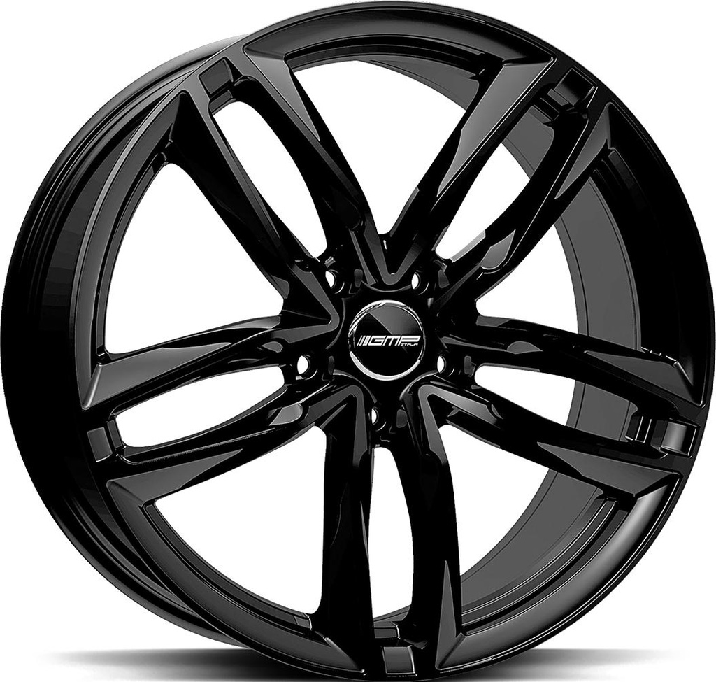 GMP ATOM GLOSS BLACK 7.5x17 5/112 ET28 CB66.6