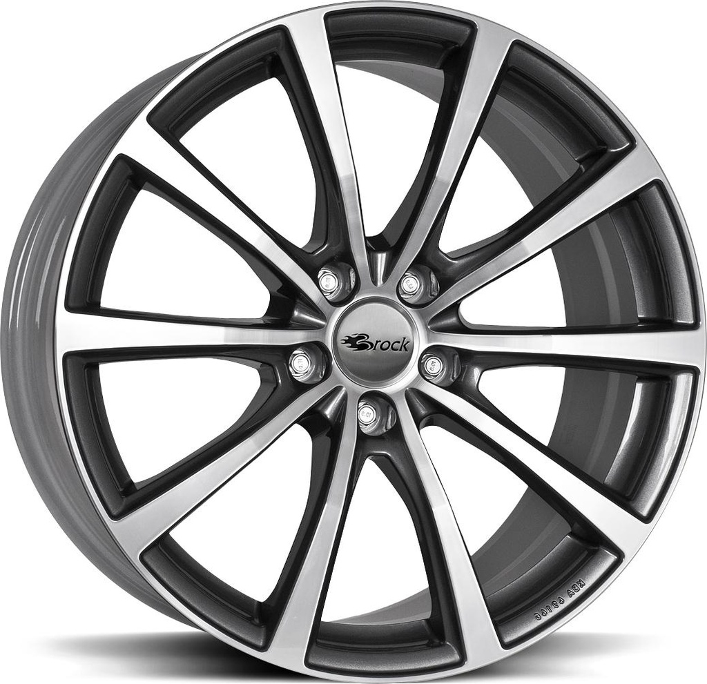 BROCK B32 TITAN FULL POL 7.5x18 5/112 ET40 CB66.6