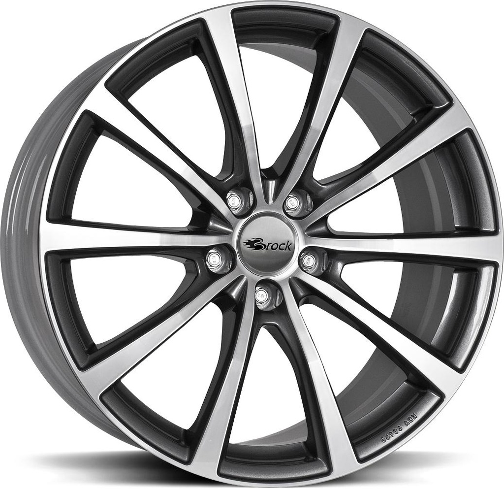 BROCK B32 TITAN METAL 8.5x18 5/114.3 ET38 CB64.2