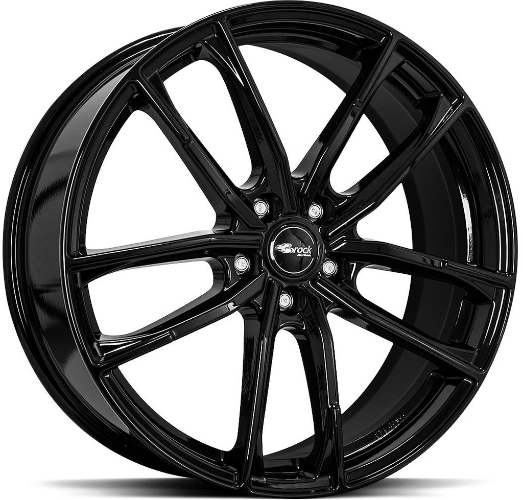 BROCK B38 SHINY BLACK 8x19 5/114.3 ET45 CB72.6