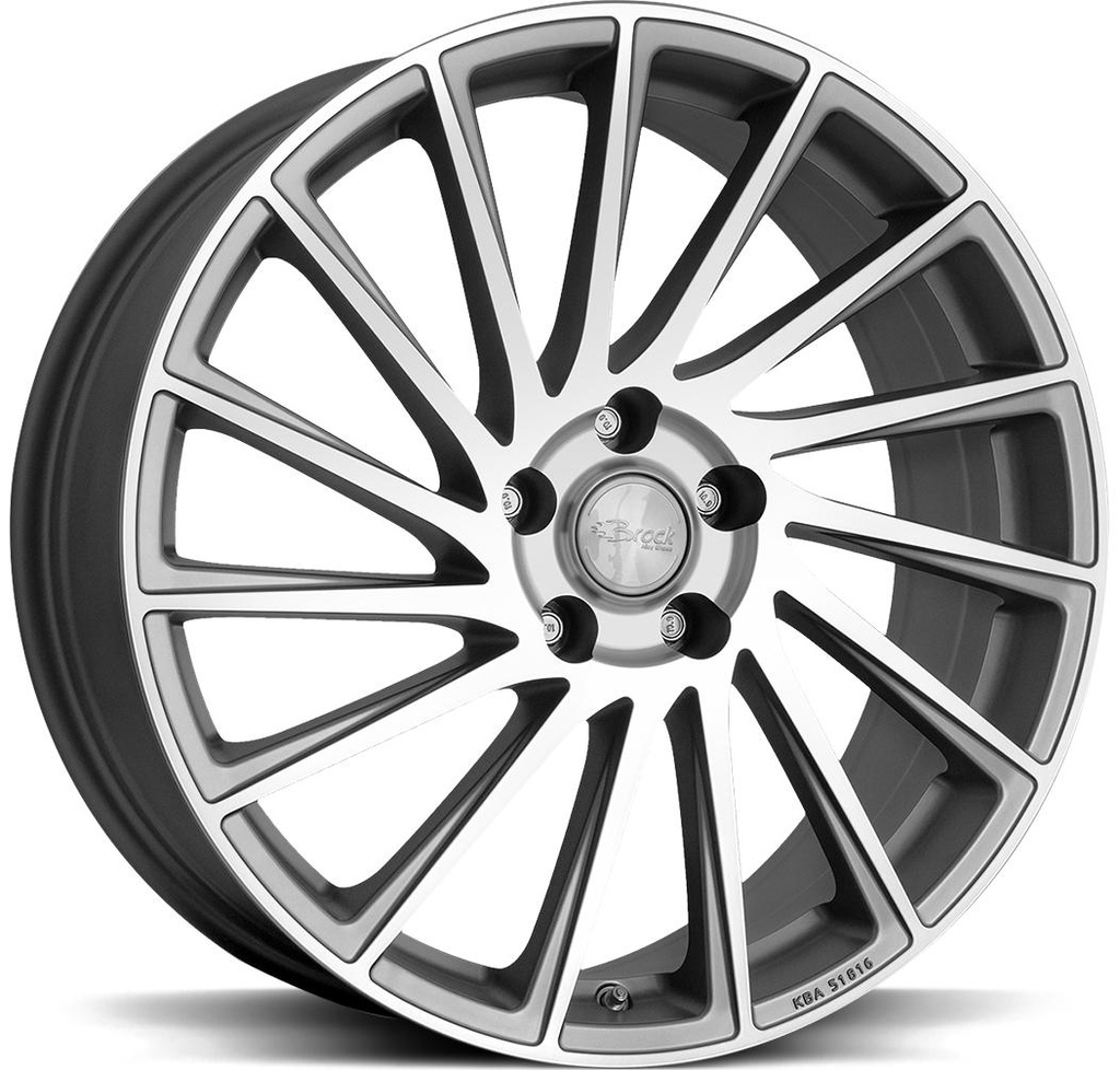 BROCK B39 FERRIC GREY POL 7x17 4/100 ET38 CB63.4