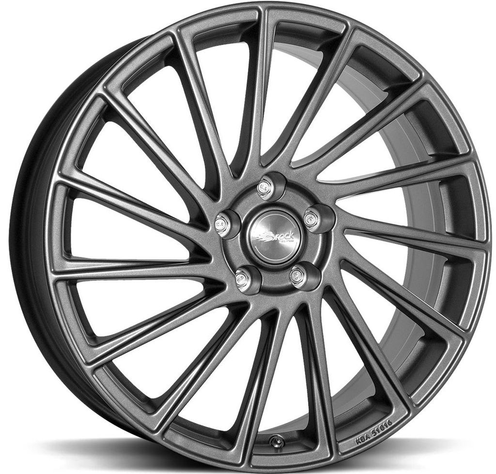 BROCK B39 HIMALAYA GREY MATT 7.5x18 5/98 ET35 CB58.1