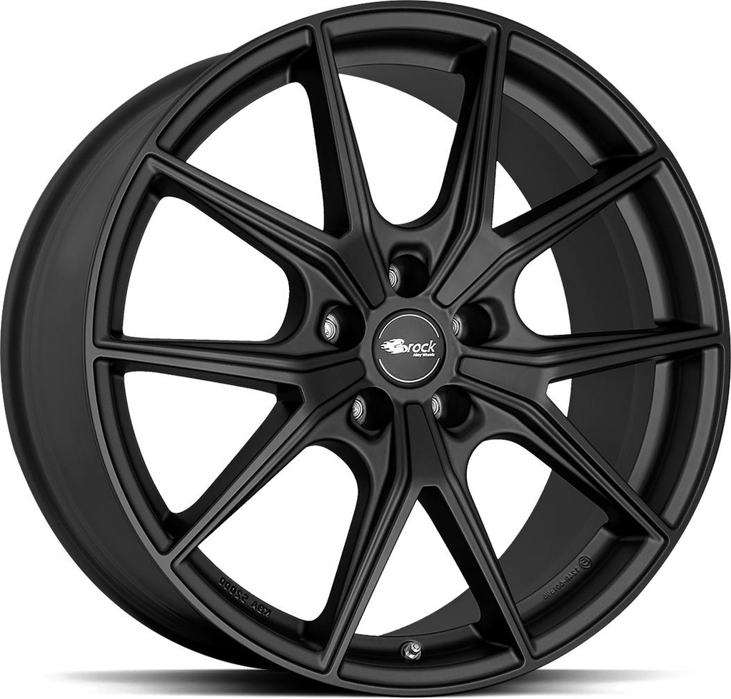 BROCK B40 SATIN BLACK MATT 8x20 5/114.3 ET35 CB67.1