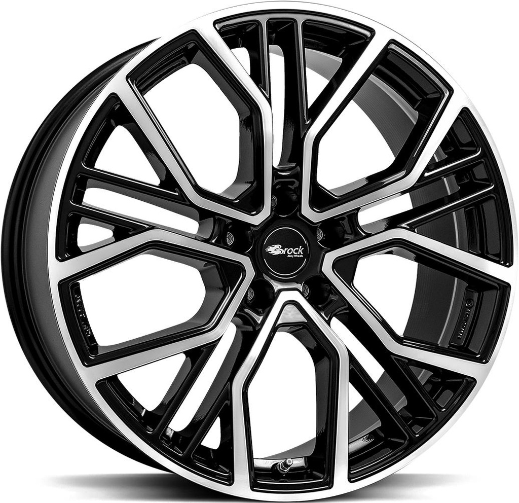 BROCK B41 BLACK FULL POL 9.5x22 5/120 ET49 CB72.6