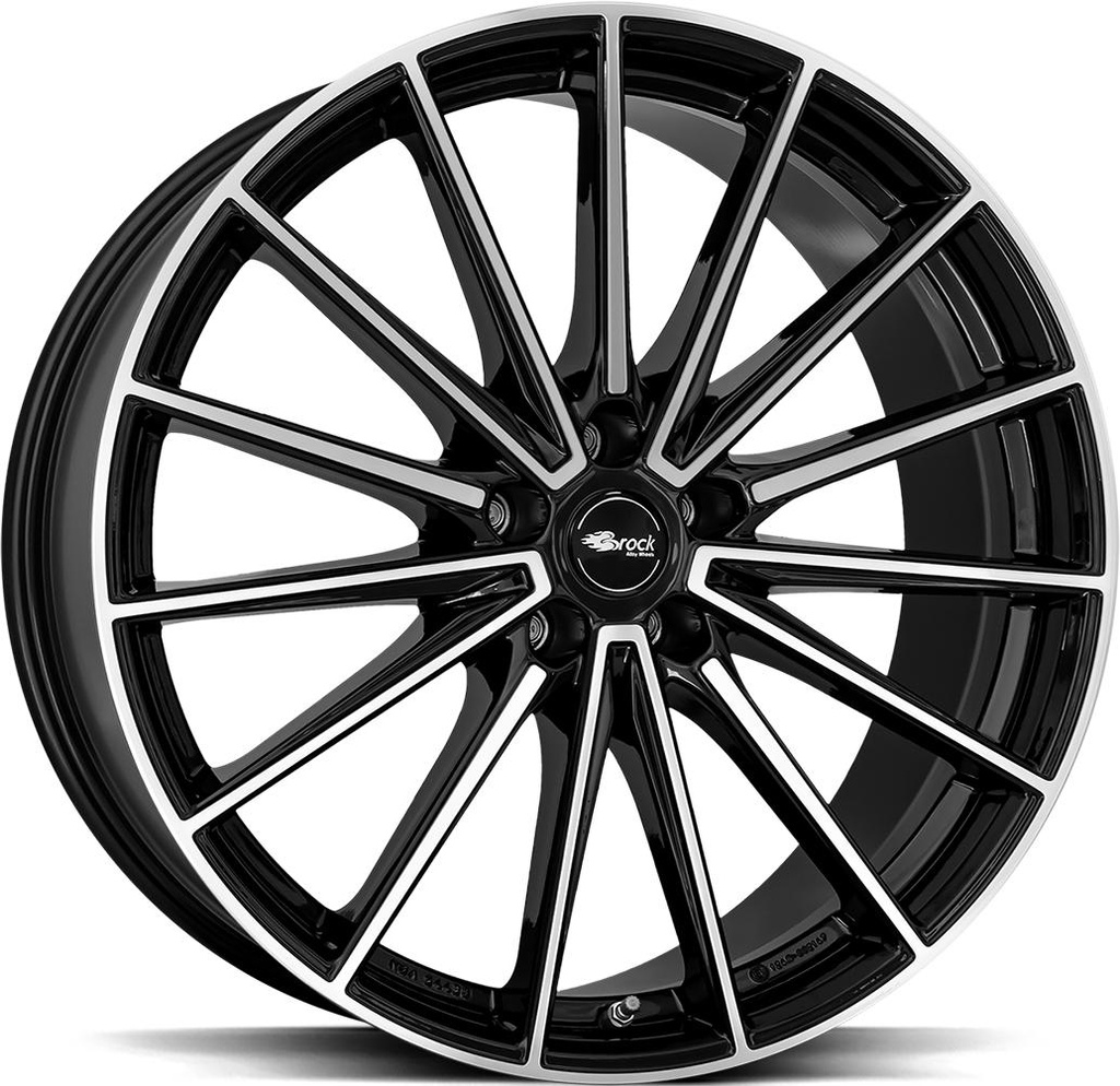 BROCK B43 BLACK FULL POL 10.5x21 5/120 ET45 CB64.1