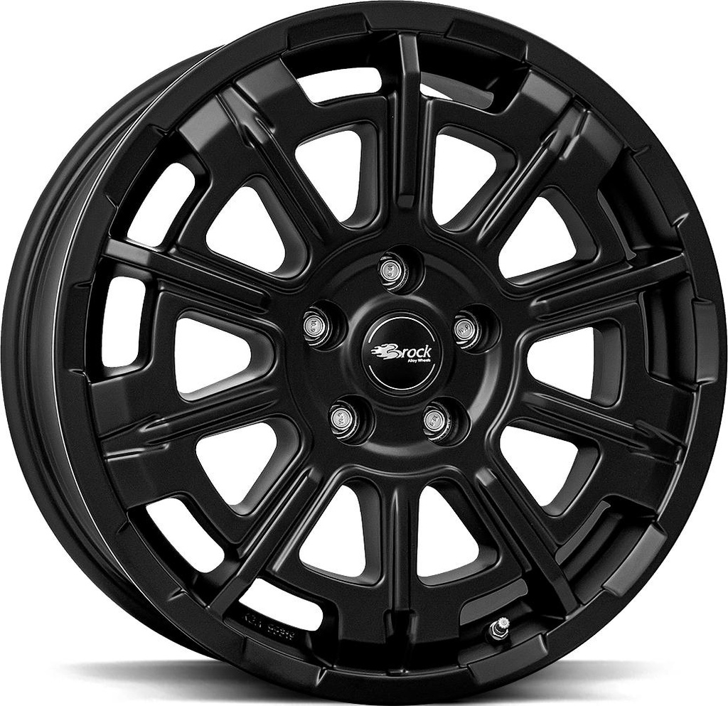 BROCK B45 SATIN BLACK MATT 8x20 5/108 ET40 CB63.4