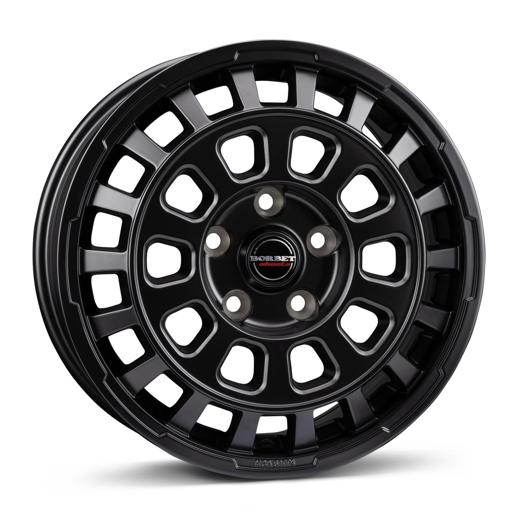 BORBET CW7 BLACK MATT 8x18 5/127 ET43 CB71.5
