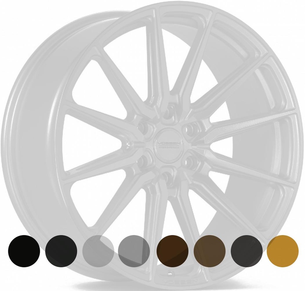 VOSSEN HF6.1 GLOSS BLACK 9.5x20 6/139.7 ET15 CB106.1