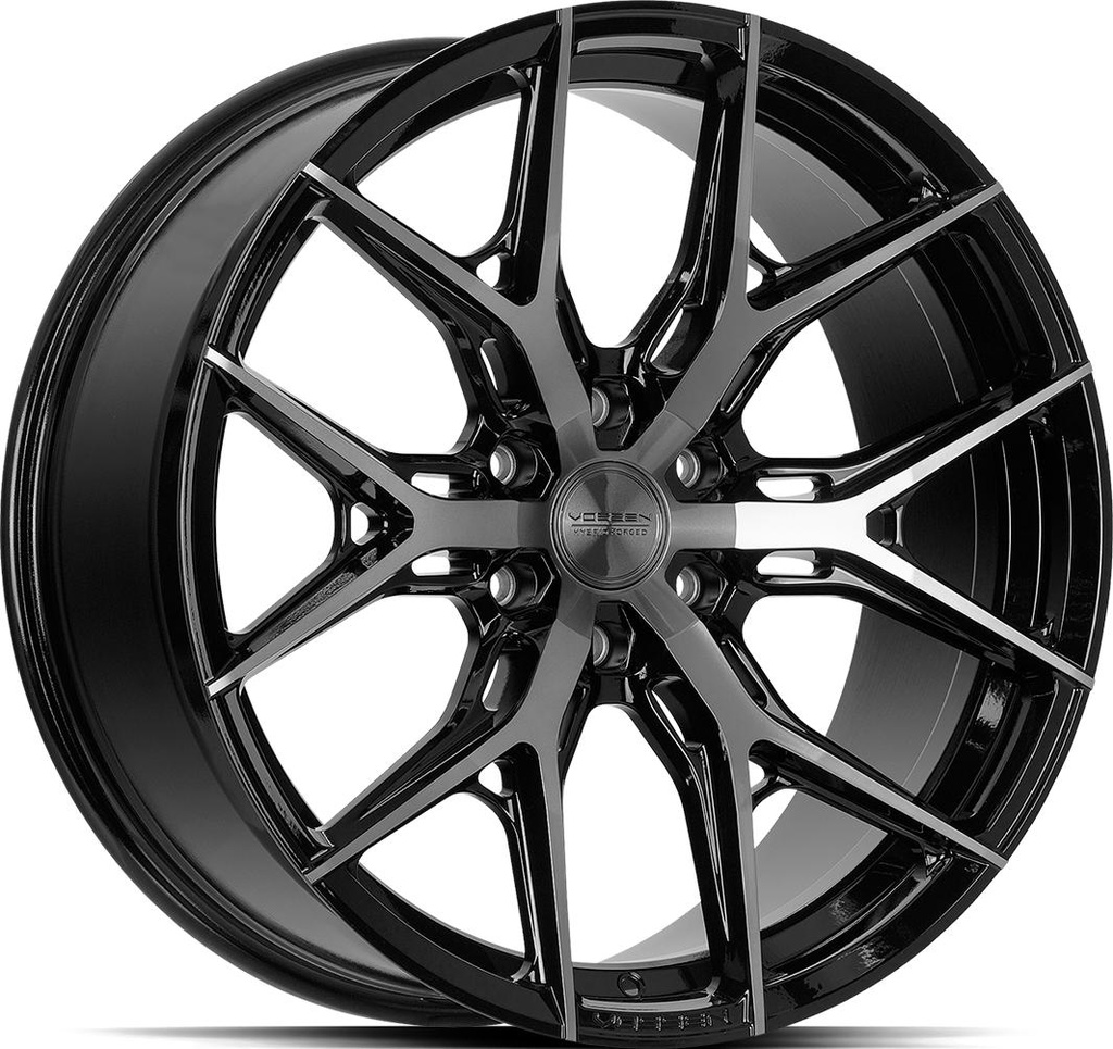 VOSSEN HF6.4 TINTED GLOSS BLACK 10x20 6/135 ET18 CB87.1